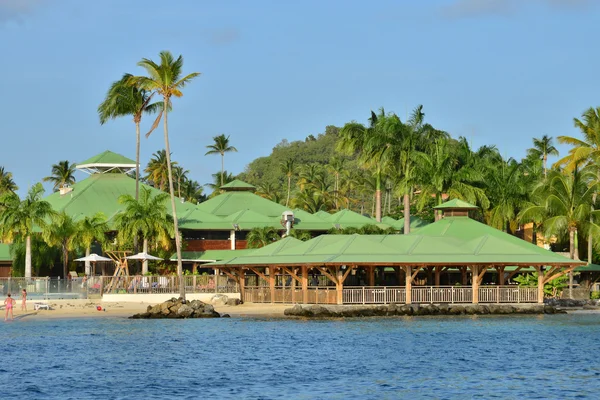 Martinique, picturesque city of Sainte Anne in West Indies — Stock Photo, Image