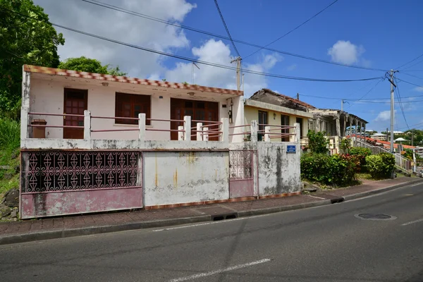 Martinique, malerisches Dorf von les trois ilets — Stockfoto