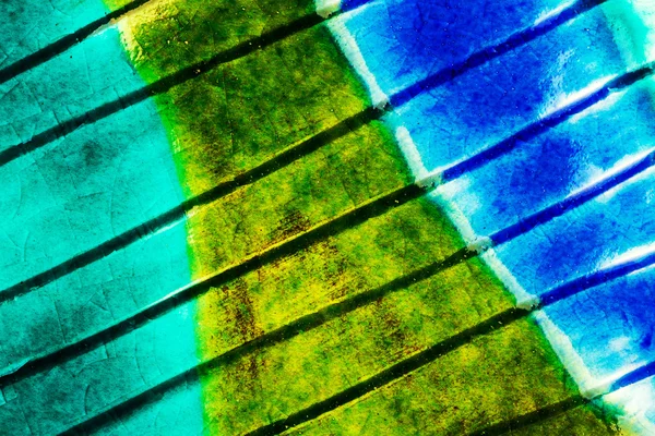 Closeup shot of glazed ceramics texture — Stock Photo, Image