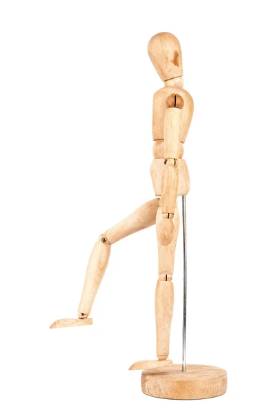 Old wooden dummy — Stock Photo, Image