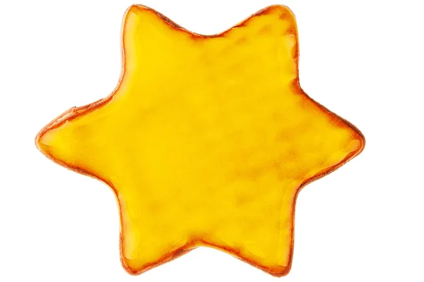 Handmade ceramic star — Stock Photo, Image