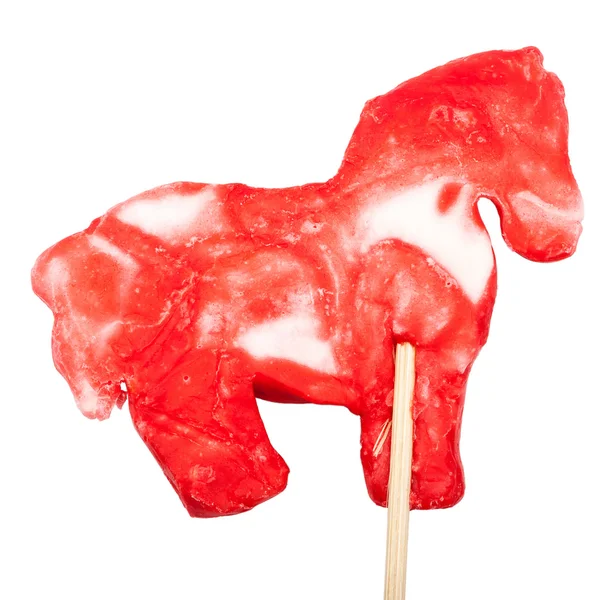 Horse shape lollipop — Stock Photo, Image