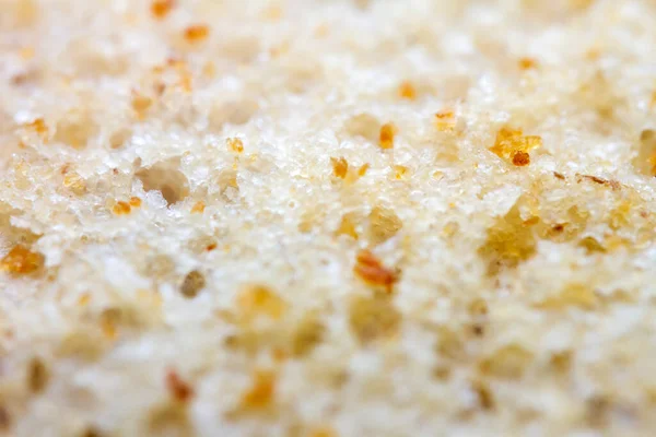 Extreme Closeup Delicious White Bread Texture Shallow Deph Field Selective — Stock Photo, Image