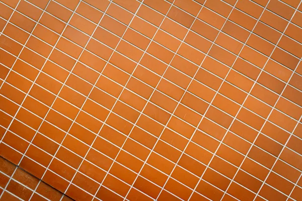 Сучасна Вивітрена Червона Плитка Текстури Стіни Фон — стокове фото