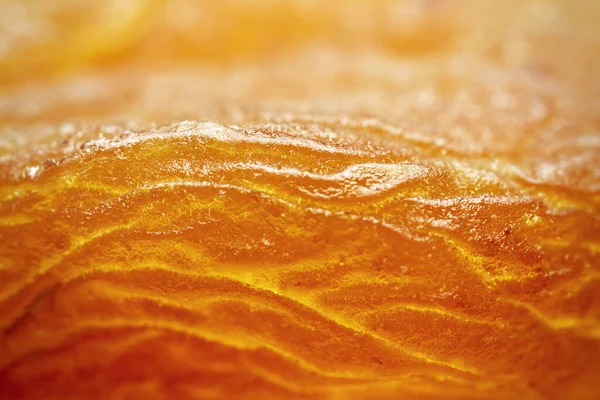 Extrémní Zblízka Sušené Oranžové Meruňkové Textury Selektivní Zaměření — Stock fotografie
