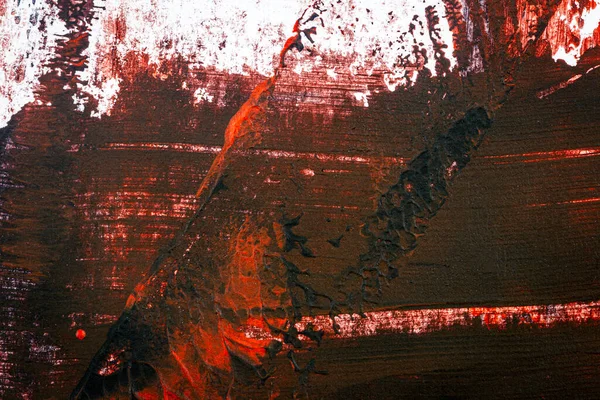 Μαύρο Και Κόκκινο Χέρι Ζωγραφισμένο Ακρυλικό Υπόβαθρο Grunge Ακρυλική Υφή — Φωτογραφία Αρχείου
