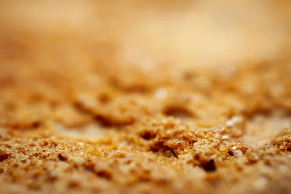 Macro Extrema Biscoito Gengibre Foco Seletivo Profundidade Campo Rasa — Fotografia de Stock