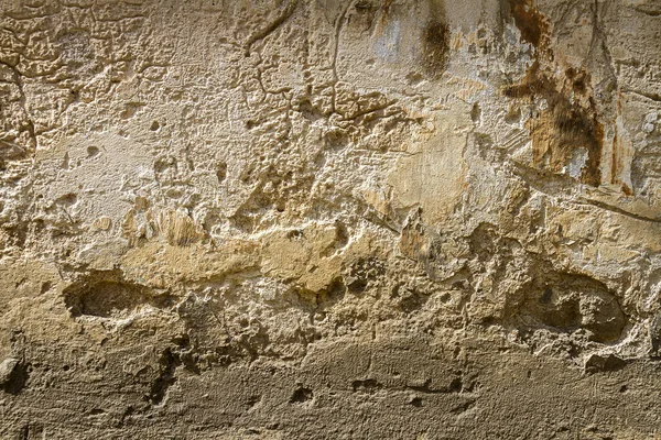 古いレンガや石膏壁のテクスチャの背景 塗装の壁の表面 破損した石膏と厄介な建物のファサード — ストック写真