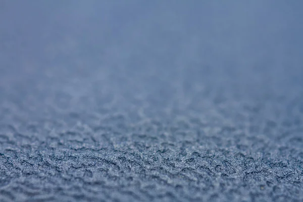 Extreme Closeup Leather Shallow Deph Field Macro Blue Leather Selective — Stock Photo, Image