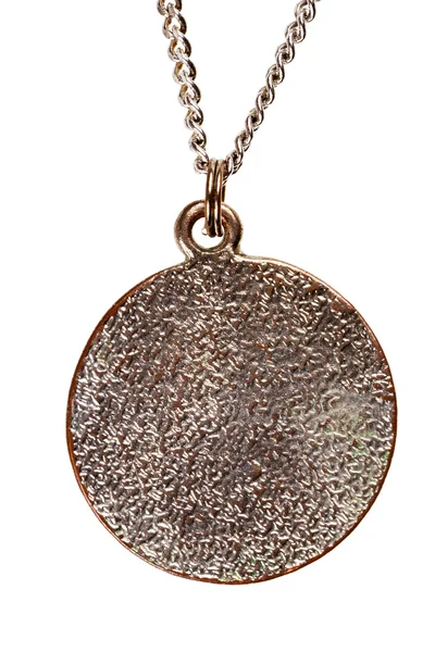 Pendant on silver chain — Stock Photo, Image