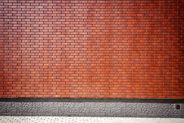 Vibrant brown brick wall — Stock Photo, Image