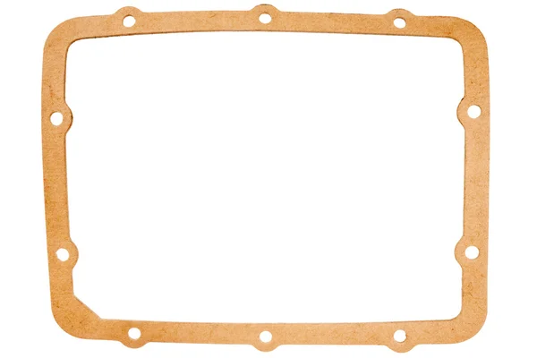 Old oval paper gasket — Stock Photo, Image