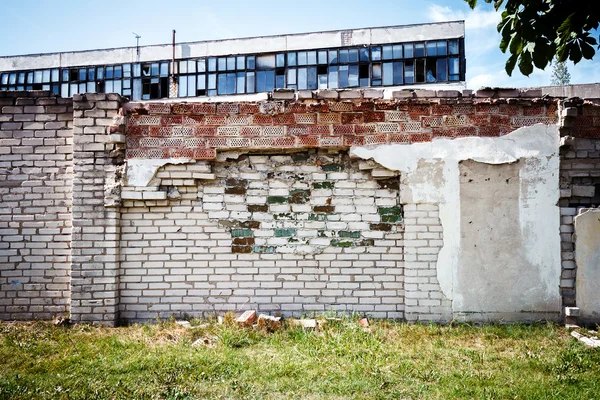 Starý Zděný plot — Stock fotografie