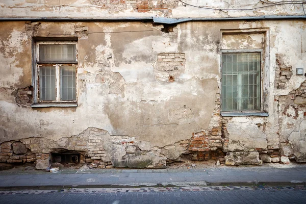 Ve věku uliční stěna — Stock fotografie