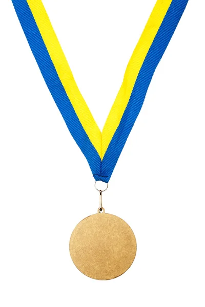 Gold Medal on a ribbon — Stock Photo, Image