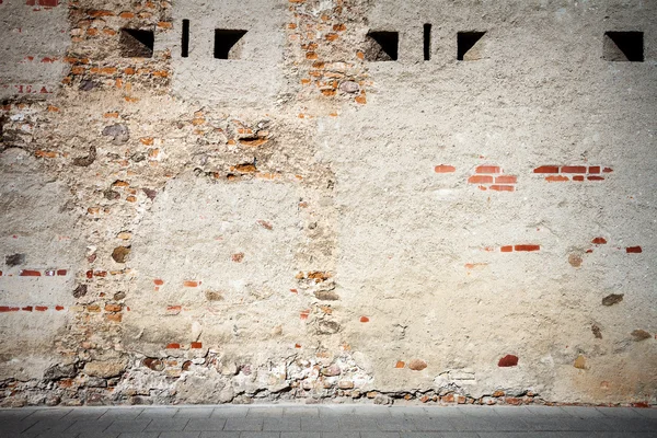 Leeftijd straat muur — Stockfoto