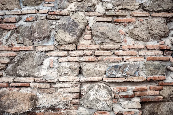 石头和砖的墙 — 图库照片