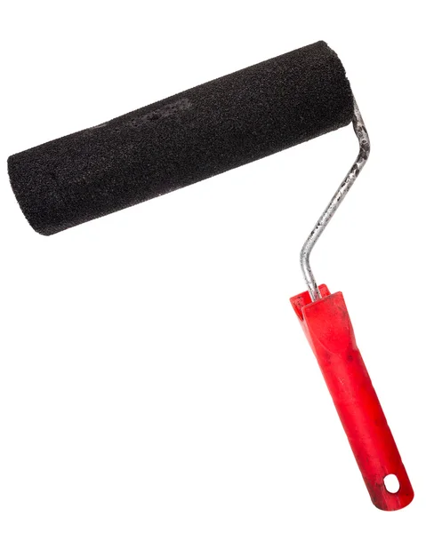 Använda paint roller — Stockfoto