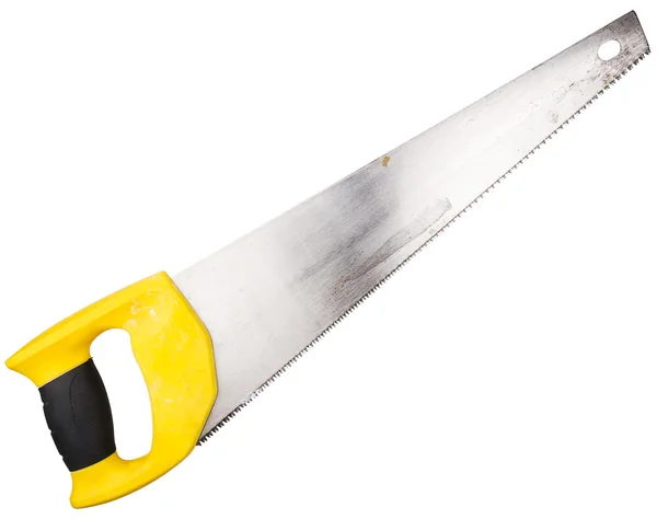 Used hand saw — Stock Photo, Image