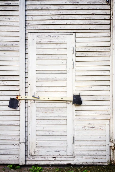 旧木板门 — 图库照片