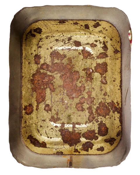 Rusty metal tin can — Stock Photo, Image
