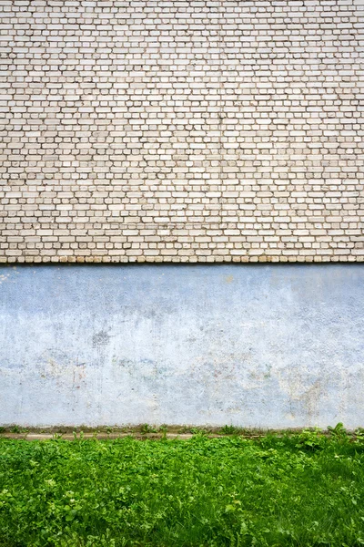 Pared de ladrillo blanco —  Fotos de Stock