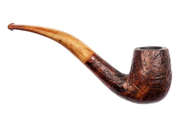 Oude houten tabak pijp — Stockfoto