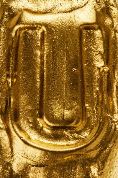 Golden letter U — Stock Photo, Image