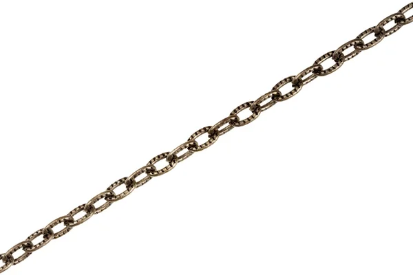 Stainless steel chain detail — Stock Photo, Image