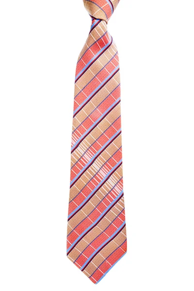 赤と青のストライプのネクタイ — ストック写真