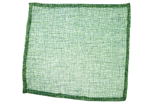 Yeşil kumaş peçete — Stok fotoğraf