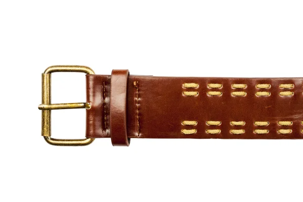 Cintura in pelle marrone — Foto Stock