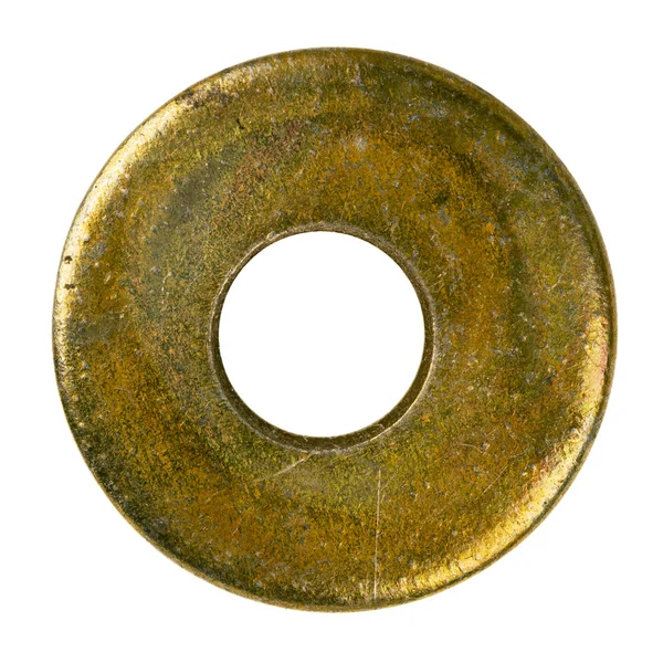 Vecchia rondella metallica — Foto Stock