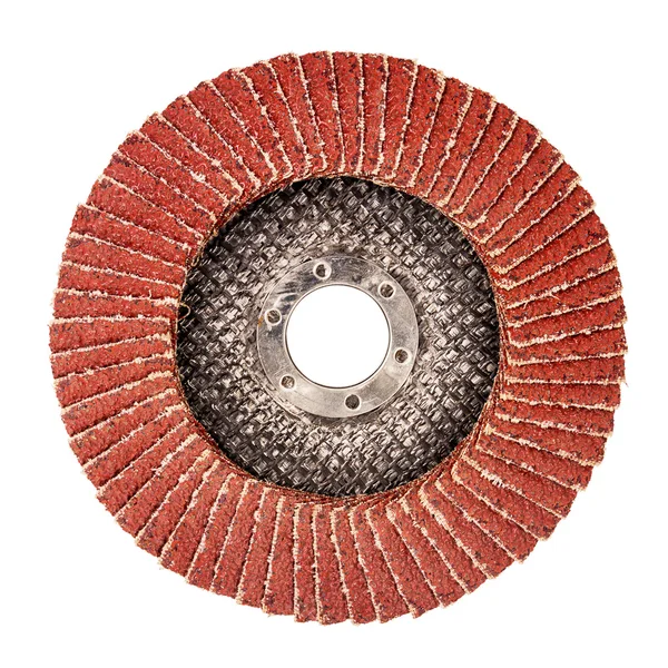 Used abrasive disk for grinder — Stock Photo, Image