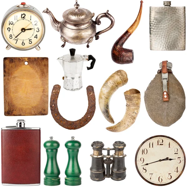 Collection of various vintage items — Stock Photo, Image