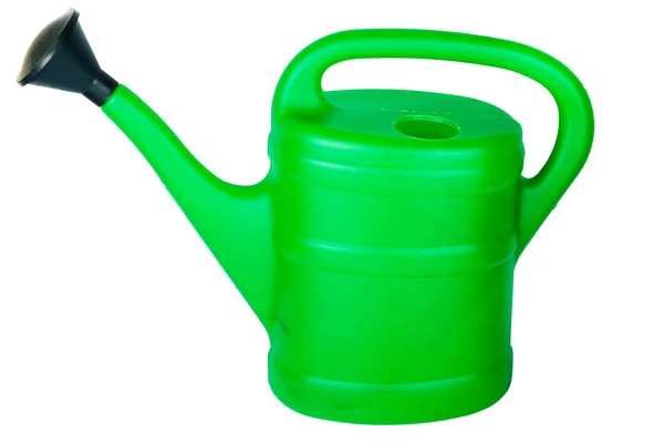 Green watering can — Stock Photo, Image