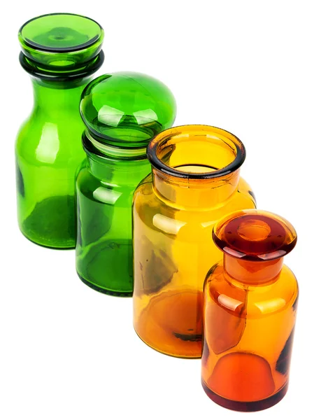 Bottiglie di vetro — Foto Stock