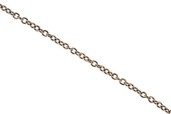 Zilveren vergulde ketting detail — Stockfoto