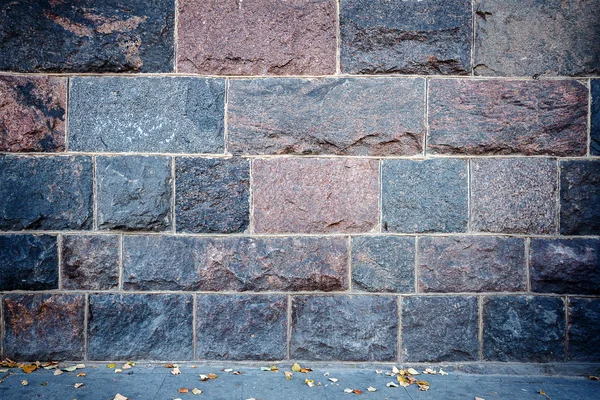 Mauer aus Steinblöcken — Stockfoto