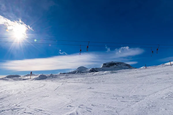 Sessellift Auf Den Gipfel Der Italienischen Alpen Alpe Devero Italien — Stockfoto