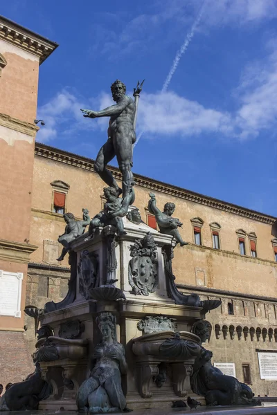 Fountain of Neptune, Bologna — Stock Photo, Image