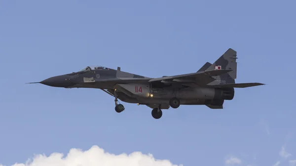 MIG-i 29m w Atenach tydzień 12/09/2015 Grecja — Zdjęcie stockowe