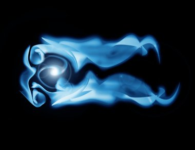 yüksek kaliteli mavi soyut afiş