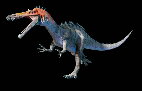 Suchomimus Dinazoru Tasviri Iki Ayaklı Spinosaurid Dinozor 1998 Yılında Sahra — Stok fotoğraf