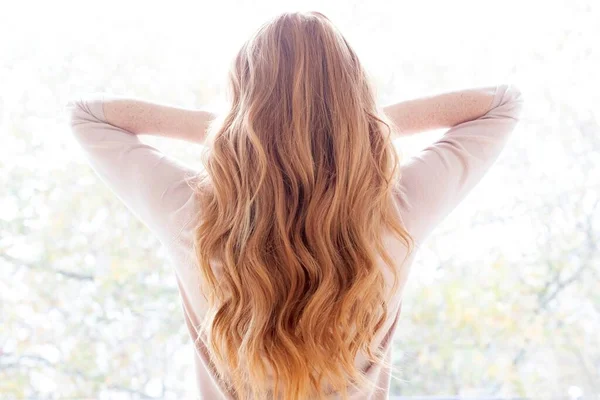 Woman Long Hair — Stock Photo, Image