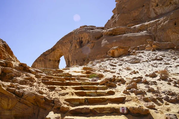 Arco Valle Del Timna Arava Israele Parco Naturale Storico Timna — Foto Stock