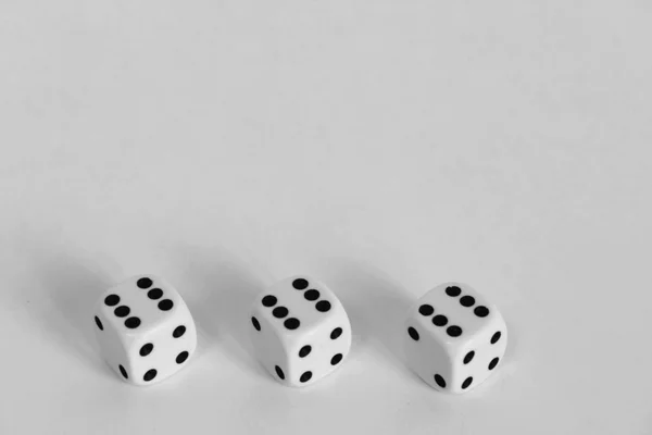 サイコロ数ゲーム キューブ — ストック写真