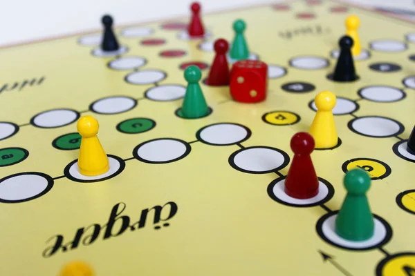 Game play figure boardgame luck angry — Stock Photo, Image