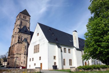 Chemnitz bahar Karl-Marx-Stadt Saksonya Sakson Mimarlık doğa