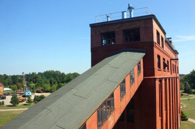 Eski Taş kömürler fabrika sanayi